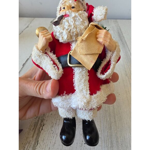 Mini Santa list toys statue figurine decor Xmas - Picture 8 of 8